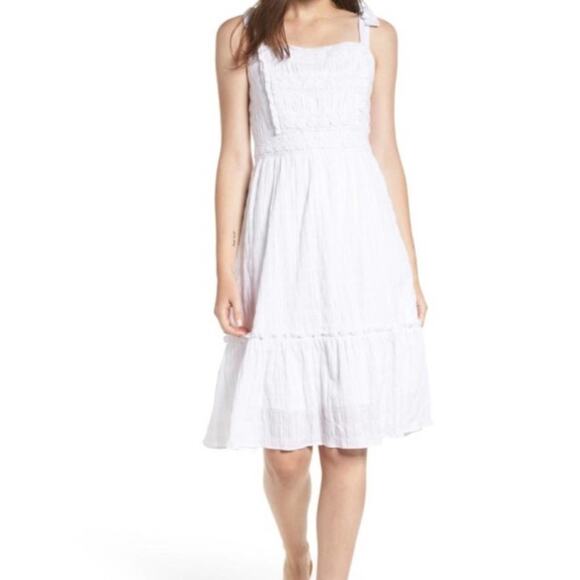 cupcakes & cashmere White Lacey Sundress NWT New size 2 - Picture 1 of 10